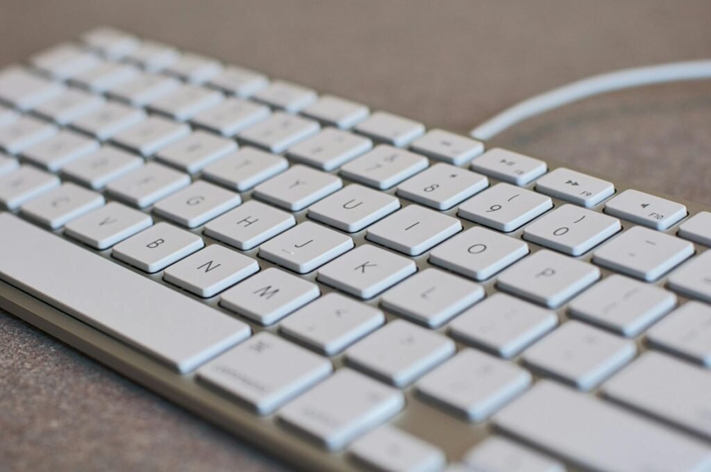 White Computer Keyboard